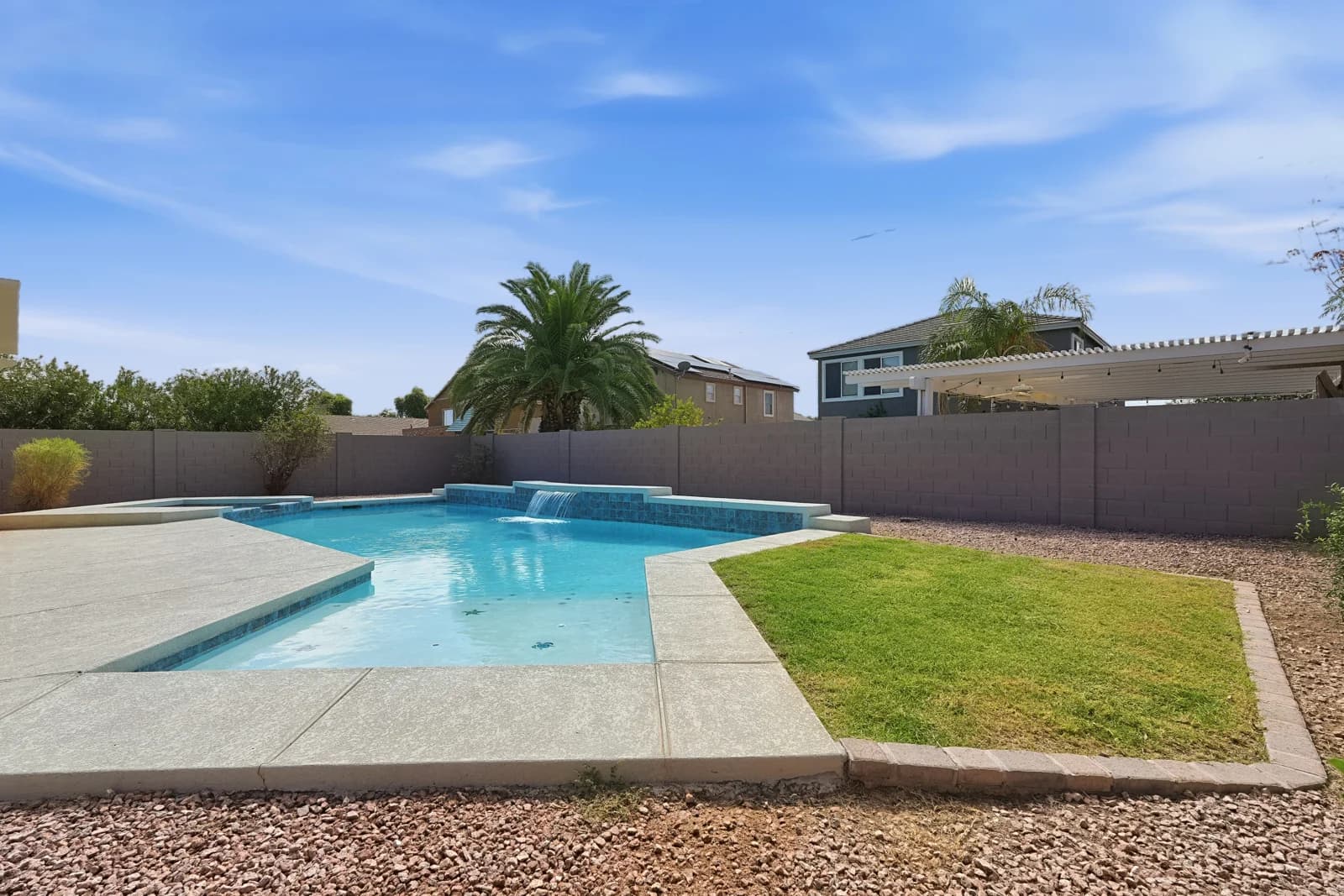 Patio and backyard, edited