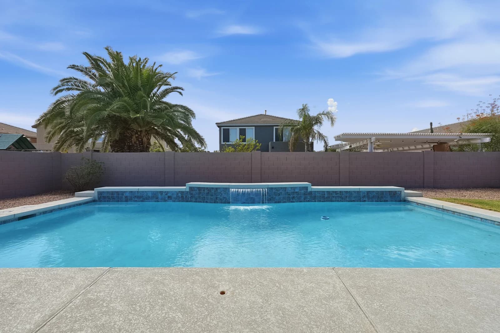 Patio and backyard, edited