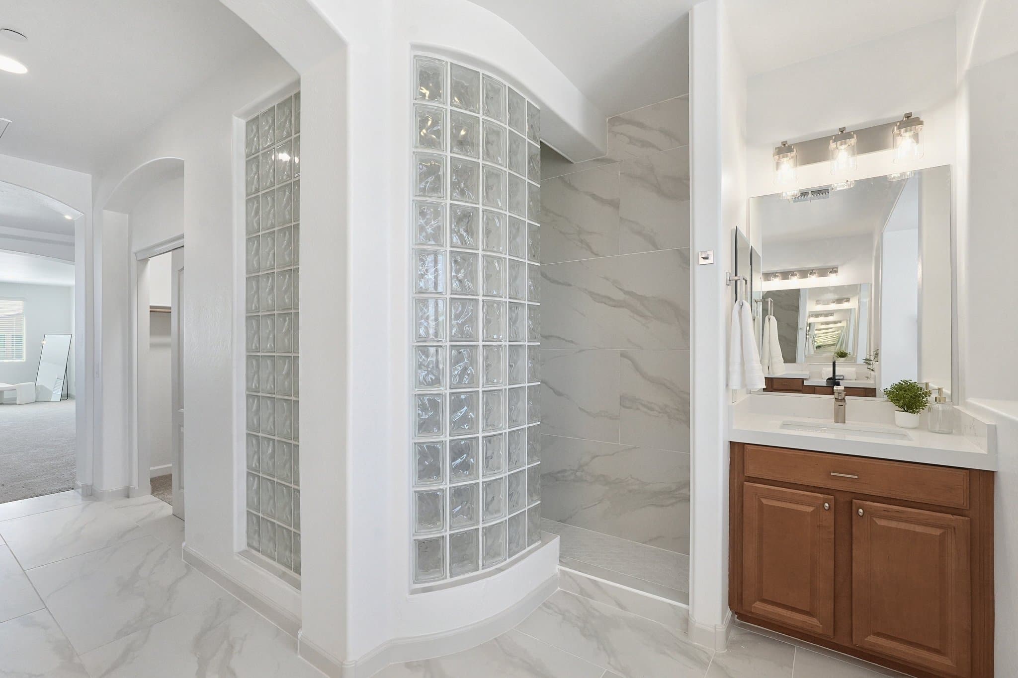Bathroom — the camera reflected in the mirror is gone, edited