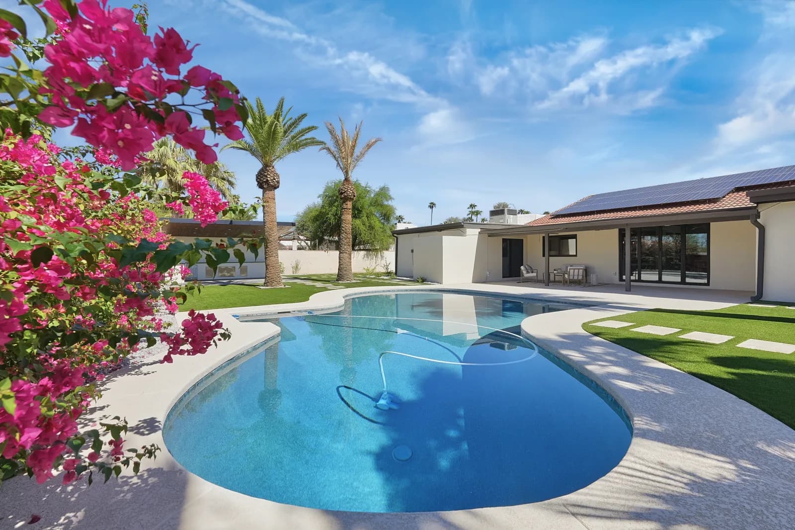 Pool and backyard, edited